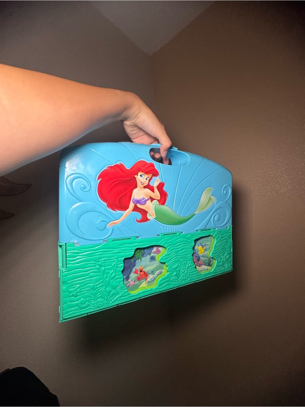 Vintage Disney Little Mermaid Carry Case Playset